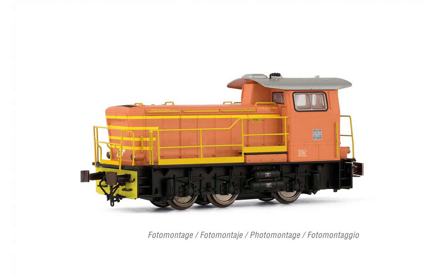 Rivarossi HR2796 FS Diesellok D 250  Prototyp  orange  Ep. IV  2. Betriebsnummer